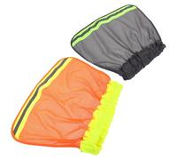 JECOMPRIS 2 Pezzi Parasole Riflettente per Casco da Cantiere in Rete Traspirante Copertura Parasole Protezione UV per Collo Visiera ad Alta Visibilità per Lavori Edili e all'Aperto