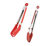 JECOMPRIS 2 pezzi Pinze Silicone Forma Pettine Clip Multifunzione per Spaghetti e Barbecue Accessorio Resistente e Colore Casuale Colore Casuale