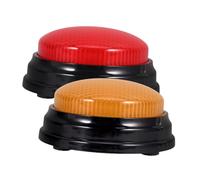 JECOMPRIS 2 Pezzi Pulsanti Luminosi Sonori Che Illuminano Pulsanti Di Gioco Pulsanti Sonori E Luminosi Pulsanti Di Risposta Per Giochi Pulsanti Di Gioco Pulsanti Con Suono Pulsante Di