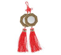 JECOMPRIS 2 pezzi Specchio Bagua Feng Shui Decorazione Murale Elementi Tai Chi e Simboli Zodiacali Cinesi Specchio Tradizionale Portafortuna per Casa e Soggiorno Leggero e Benedizione