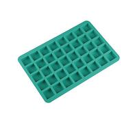 JECOMPRIS 2 pezzi Stampi in Silicone per Biscotti e Cioccolato Cavità Quadrate Resistenti al Calore per Dolci da Te e Caramelle Mold per Fondant e Dolci Artigianali