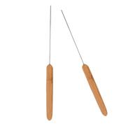 JECOMPRIS 2 Pezzi Strumento per Esca da Pesca in Legno e Acciaio Inossidabile per Infilare Rapidamente e Facilmente Esche Vive e Vermi, per Carpfishing in Laghi Selvaggi