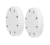 JECOMPRIS 2 Pz Accessori per congelatori blocco del forno manopole della stufa accessori frigorifero Parti frigorifero strumento di regolazione della temperatura forniture frigorifero bianca