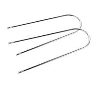 JECOMPRIS 2 Pz strumento di smontaggio dell'auto מפתח kit rimozione stereo strumento per lo smontaggio del clacson strumento di rimozione della radio llaves chiavetta avanico Metallo Silver