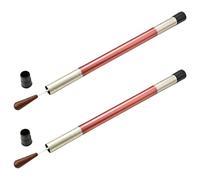 JECOMPRIS 2 Set Bacchetta da Direttore con Manico in Legno e Impugnatura Confortevole, Protezione Duratura, Custodia Tubolare Color per Gruppi e Bande in Aule Musicali e Concerti