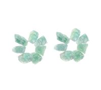 JECOMPRIS 2 Set di Diffusori di Pietre Decorative Cristalli Grezzi per Acquario Accessori per Acquario Decorazioni Gemme per Acquario Decorazioni Verdi Verde