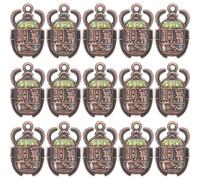 JECOMPRIS 20 Pezzi Ciondoli Egiziano 26x16mm per Collane e Braccialetti Fai da Te, Charm Artigianali in Stile Antico Egitto per Creazione Gioielli e Accessori Personalizzati