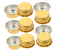 JECOMPRIS 20 pezzi Contenitori in Alluminio per Torte da Campeggio Resistenti ad Alta Temperatura Capacità per Cottura Bbq e Feste Scatole Alimentari Pratiche e Sicure