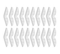 JECOMPRIS 20 Pezzi Strisce Nasali in Silicone per Mascherine Cuscinetto Sigillante, Nasello Antinappannamento per Occhiali, Piccolo e Portatile per Uso Quotidiano e Protezione Sanitaria