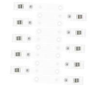 JECOMPRIS 20pezzi Clip per Badge in Plastica con Laccetti Piccoli Porta Badge Doppio Foro Clip per Tessere Identificative da Lavoro con Laccetti Trasparenti per Conferenze ed Eventi