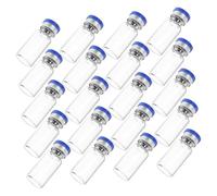 JECOMPRIS 20pezzi Fiale Trasparenti Coperchi Bottiglie Per e Conservazione Liquidi Per e