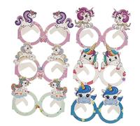 JECOMPRIS 24 Pezzi Decorativi Unicorno per Feste Compleanno Resistente per Adulti e Ragazza Accessori per Compleanni a Tema Unicorno