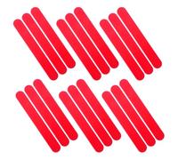 JECOMPRIS 25 Abbassalingua in Plastica Riutilizzabili Rosso, Bastoncini per Esami Orali Pediatrici e Miscelazione Resina, Strumenti Clinici per Laboratorio e Formazione