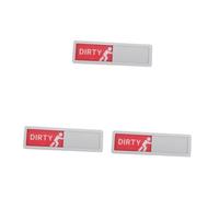 JECOMPRIS 3 Pezzi Magnete Lavastoviglie Pulito Sporco Indicatori Magnetici per Utilizzare e Scorrere Materiale Acrilico Leggero Accessorio Essenziale per La Casa