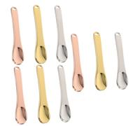 JECOMPRIS 3 Set Cucchiaio Di Crema Mini Trucco Bellezza Spatola Quotidiano Riutilizzabile Piccolo Occhio Facciata Facciale Lega Di Alluminio 3 Pezzi*3