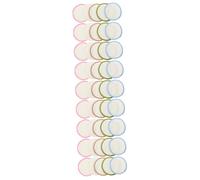 JECOMPRIS 3 Set Pad Struccanti Lavabili Per La Del Assortito Struccanti Per Rimuovere Trucco Morbidi E Assorbenti Per La Della 15 Pezzi * 3