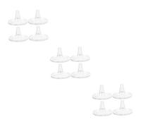 JECOMPRIS 3 Set Porta Sfera di Cristallo Decorazioni Decor del Serbatoio di Pesce Acquario Cristalball Supporti A Sfera Supporti E Supporti per Sfere di Cristallo PVC 4 Pezzi*3