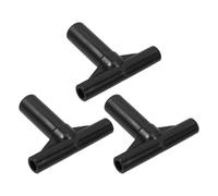 JECOMPRIS 3pezzi Connettori T per Pali Trampolino Nero Accessori per Giunto Pali Rete Tappeto Elastico da Esterno Coperture Protettive Stabili per Struttura Trampolino