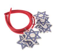JECOMPRIS 4 Pezzi Cerchietti per Hanukkah con Stelle David Decorazioni Eleganti per Celebrazioni Festive Accessori per Foto e Atmosfera