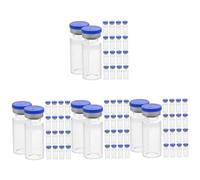 JECOMPRIS 4 Set Bottiglia Xilin Di Fiala Con Tappo Iniezioni Piatto Mason Jar Contenitore Essenziali Contenitore Per Bottiglie Bottiglia Di Dimensioni Del Campione Bicchiere 20 Pezzi*4