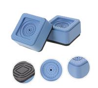 JECOMPRIS 4pezzi Tappetino Antivibrante Per Lavatrice Base Rimovibile Piedini Antiscivolo Cuscinetti Stabilizzatori Per Elettrodomestici Forniture Per Lavatrice