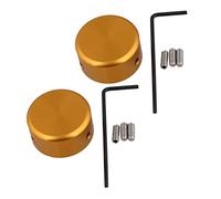 JECOMPRIS 4sets Tappi Per Pedale Di Chitarra Lega Di Alluminio Tappo Viti Maniglia Protezione Completa Per Effetti e Durata Maggiore