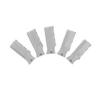 JECOMPRIS 5 Lame di Ricambio in Acciaio Inossidabile per Tagliaciglia e Rasoi Viso da Donna, Testine di Ricambio per Depilazione Sopracciglia e Tagliacapelli Naso, Kit Portatile