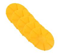 JECOMPRIS 5 Pezzi Strumento per Apicoltura Kit per Fuga Api, Disco Rotondo in Pp Arancione a 8 Vie, per Trasferimento Colonia di Api e Raccolta di Nettare