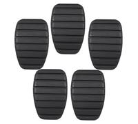 JECOMPRIS 5 Pz Pedale in Gomma Della Frizione Pedale Della Frizione Dell'auto Copripiedi Per Pedali Pedaliera Per Frizione Coperture Dei Pedali Copertura Del Pedale Black Gomma Da Cancellare