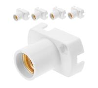 JECOMPRIS 5pezzi Base Portalampada Da Portalampada Presa Per Lampada Riscaldante Di Ricambio Per Casa e Ufficio Facile Da Installare