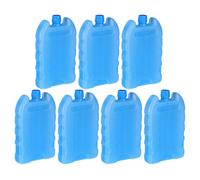 JECOMPRIS 7 Pezzi Blocchi di Ghiaccio per Raffreddatore Portatile, Blu, PE | Picnic e Viaggio su Strada, Raffreddamento Prolungato, Efficienza Migliorata, Uso Refrigeratore Evaporativo