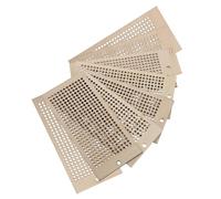 JECOMPRIS 8 Pezzi Segnalibri in Legno Fai da Te per Studenti, Segnalibri Ricamabili Leggeri e Compatti, Strumenti Creativi e Adulti, Idee Regalo e Souvenir Culturali