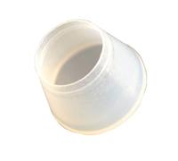 JECOMPRIS Ammortizzatore Antivibrazione in Silicone Bianco per Racchetta da Tennis Supporto per Mignolo e Assorbimento Urti per Accessori Sportivi
