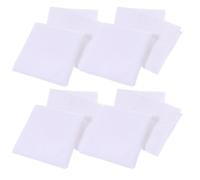 JECOMPRIS Asciugamano per 12 Pezzi in Cotone Bianco, Assorbente e Traspirante, Asciugatura Rapida, per L'asilo e L'estate