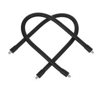 JECOMPRIS Asta di Prolunga a Collo d'Oca 40 CM Filettatura Maschio-Maschio 1/4 in Metallo, Supporto Estensibile per Microfono e Telefono, per Uso Interno ed Esterno