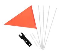 JECOMPRIS Asta Portabandiera per Bicicletta in Fibra di Vetro e Plastico ABS, Resistente al Vento, Facile da Conservare, Set per Veicoli e Bici