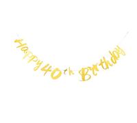 JECOMPRIS Banner Compleanno Decorazione Festiva e Striscione per Feste Compleanno Maschili per Celebrare Compleanno