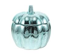 JECOMPRIS Barattolo in Vetro a Forma di Zucca con Coperchio Contenitore Porta Caramelle e Biscotti per Cucina Vaso Decorativo Autunnale per Halloween e Conservazione Alimenti Sul Piano di