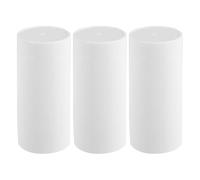 JECOMPRIS Bastoncini deodoranti in plastica bianca da 30 g, confezione da 3 pezzi riempibili dal basso con tappo a vite, per applicazione portatile in viaggio