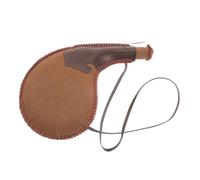JECOMPRIS Bota in Pelle Naturale Resistente e Leggera Borraccia Portatile per Vino e Acqua Sigillatura Antiperdita per Viaggi e Outdoor
