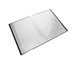 JECOMPRIS Cartella Portadocumenti A3 40 Buste di Plastica Trasparente, Organizer per Ufficio in Pp Resistente, Tasche Protettive per Archiviazione Documenti e Portabilità Leggera