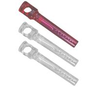 JECOMPRIS Cavatappi Tascabile Multifunzionale Set 3 Pezzi Rosso e Trasparente, Apribottiglie Portatile per Vino Rosso, Utensile da Bar Compatto per Uso Domestico e Viaggi