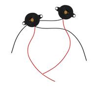 JECOMPRIS Cicalino Piezoelettrico Allarme Elettronico 2 Pezzi Suono Continuo Compatto per Veicoli e Giochi Esterni 3-24V Facile Installazione per Segnali di Avviso