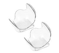 JECOMPRIS Clip da Cintura per Porta Palline da Tennis, 2 Pezzi Trasparenti Supporto Sicuro per Allenamento e Partite, Accessori Sportivi per Tennis Maschile e Femminile