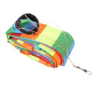 JECOMPRIS Coda di Aquilone Arcobaleno Colorata 10 M, Accessorio per Aquiloni da Esterno, Nastro Decorativo Riutilizzabile per Gioco All'aperto e Attività Sportive