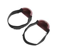 JECOMPRIS Copriscarpe 2 Pezzi: - Inserti per Dita di Scarpe di Sicurezza per fabbriche edili e Magazzini - Protezione Antiscivolo per sovrascarpe con Cinturini Rosa