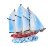 JECOMPRIS Decorazioni per la casa Creative Arredamento Barca Giocattolo centrotavola Era Decorazioni nautiche per Shower di Barca a Vela Mediterranea Resina