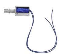 JECOMPRIS Elettromagnete e Design Salvaspazio Push-pull in Ferro Argento Solenoide Forza Potente per Dispositivi di Interruttore a Contatto Estensibile in Macchinari