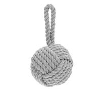 JECOMPRIS Fermaporte a Sfera in Cotone e Lino, Fermo Porta Pesante per Protezione Pareti e Porte, per Bar e Casa Design Creativo e Funzionale