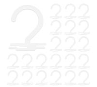 JECOMPRIS Ganci per Esposizione Calzini in Plastica 50 Pezzi, Appendiabiti al Dettaglio, Espositore Compatto e Riutilizzabile per Calze di Cotone e Seta, senza Montaggio, per Negozi